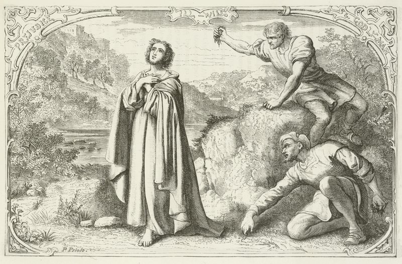 Ilustrace pro The Pilgrims Progress od Johna Bunyana od English School