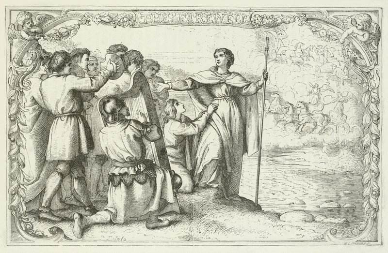 Ilustrace pro The Pilgrims Progress od Johna Bunyana od English School