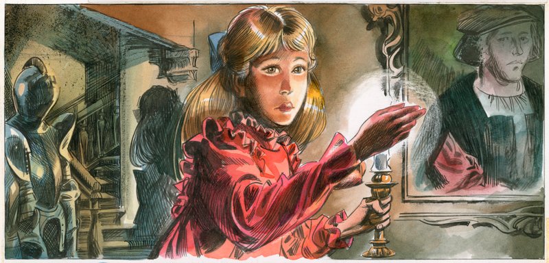 Ilustrace pro The Secret Garden od English School