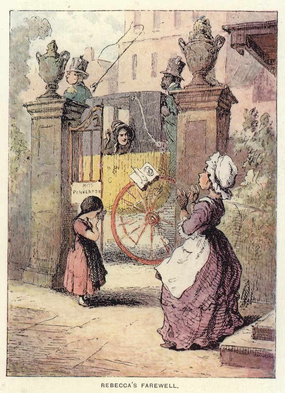 Ilustrace pro Vanity Fair od Thackeray od English School