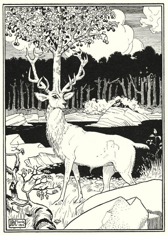 Ilustrace pro Dobrodružství barona Munchausena (rytina) od English School