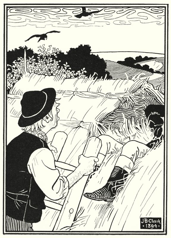 Ilustrace k Dobrodružství barona Prášila (rytina) od English School