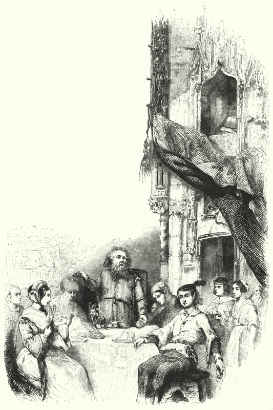 Ilustrace k opeře La Juive od Fromentala Halevyho (rytina) od English School