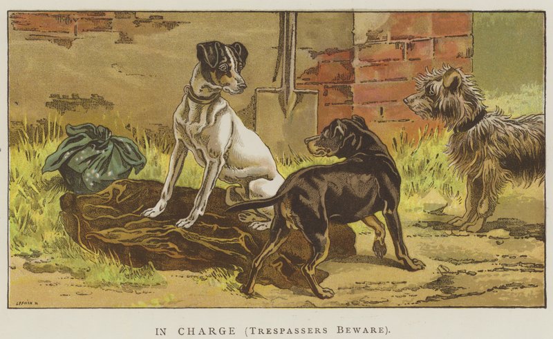 Velí, vetřelci pozor (chromolitho) od English School