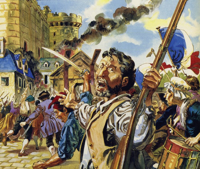 V Paříži začala Francouzská revoluce dobytím Bastily od English School