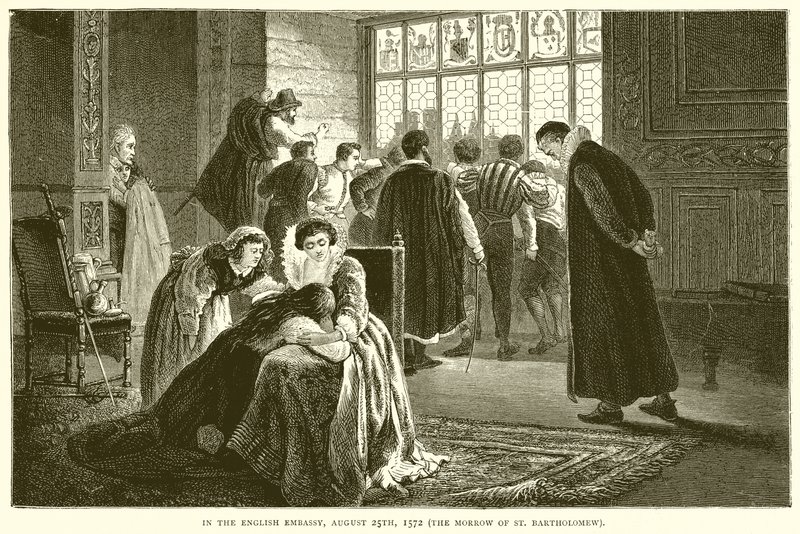 Na Anglickém velvyslanectví, 25. srpna 1572 (Zítřek sv. Bartoloměje) od English School