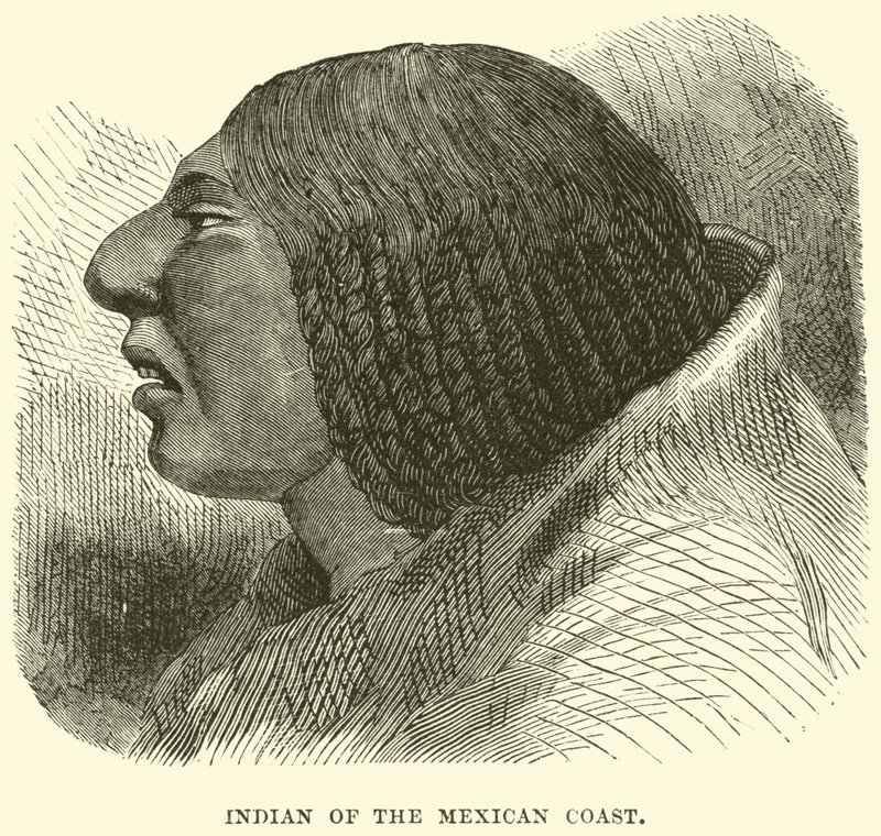 Indián z mexického pobřeží od English School