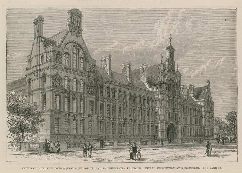 Institut pro technické vzdělávání, navrhovaná centrální instituce v Kensingtonu od English School