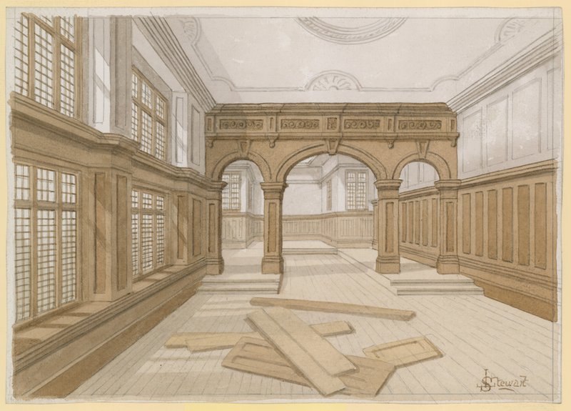 Interiér Old Admirality Court, Doctor Commons od English School
