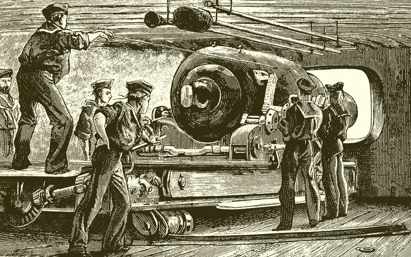 Interiér věže Ironclad od English School