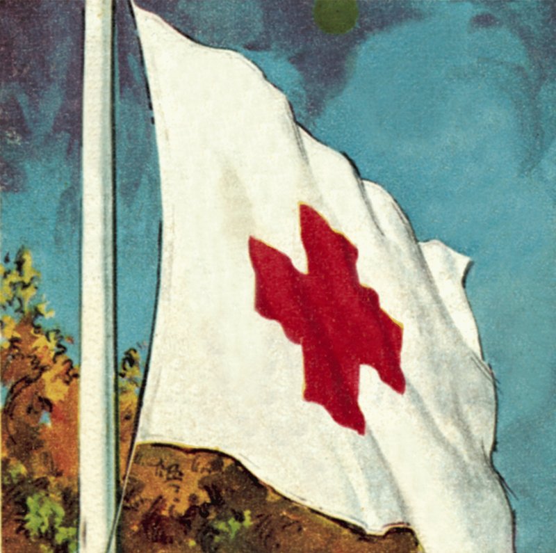 Mezinárodní vlajka Červeného kříže od English School