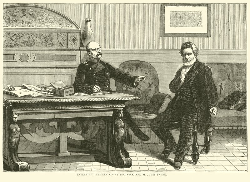 Rozhovor mezi hrabětem Bismarckem a M Julesem Favrem, září 1870 od English School
