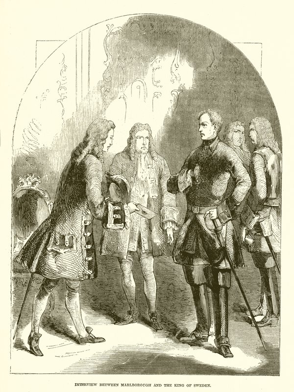 Rozhovor mezi Marlborough a švédským králem od English School