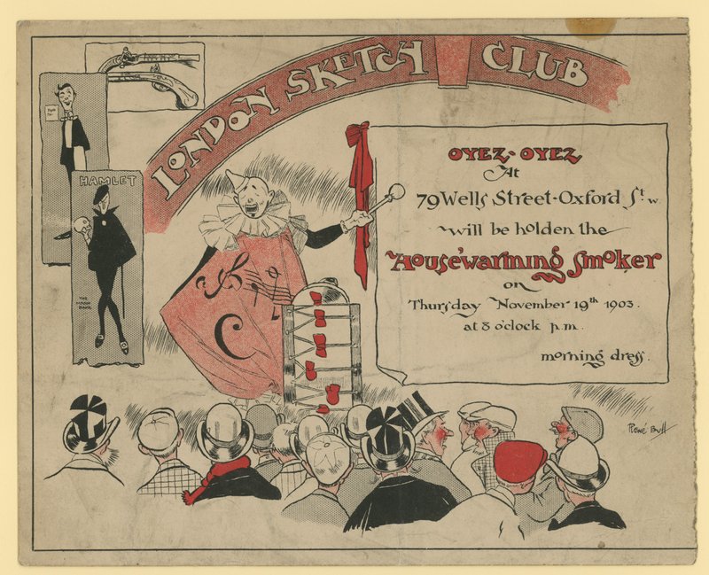 Pozvánka na akci v London Sketch Club od English School
