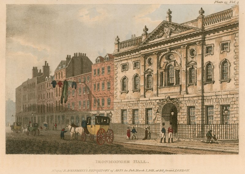 Ironmongers Hall, Londýn od English School