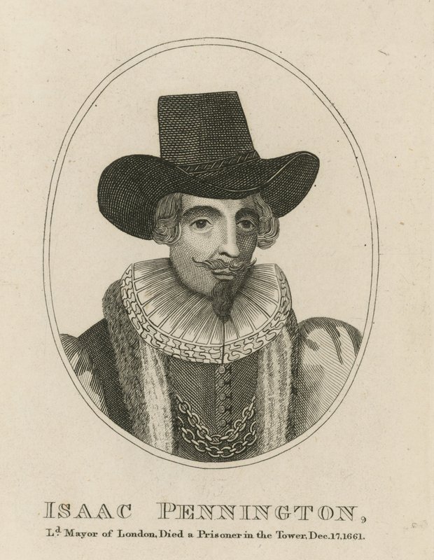 Isaac Pennington, primátor Londýna od English School