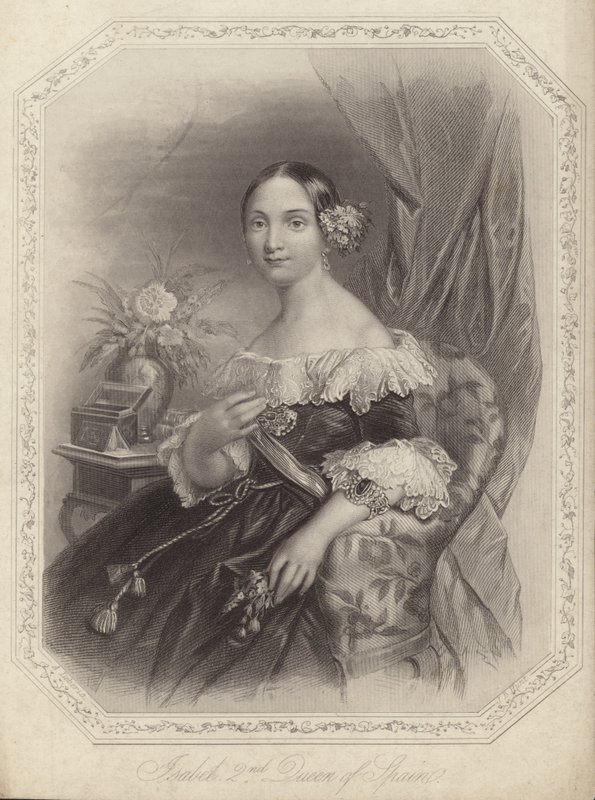 Španělská Isabella II od English School