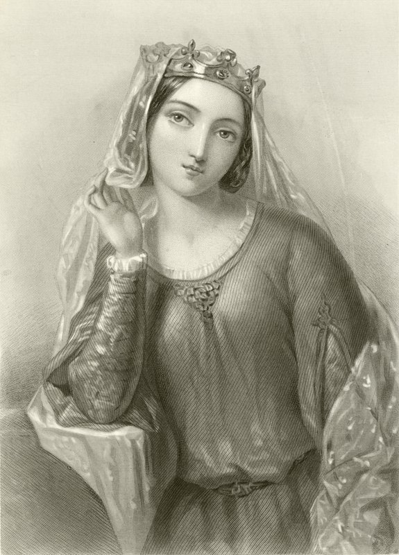 Isabella z Angouleme, královna krále Jana od English School