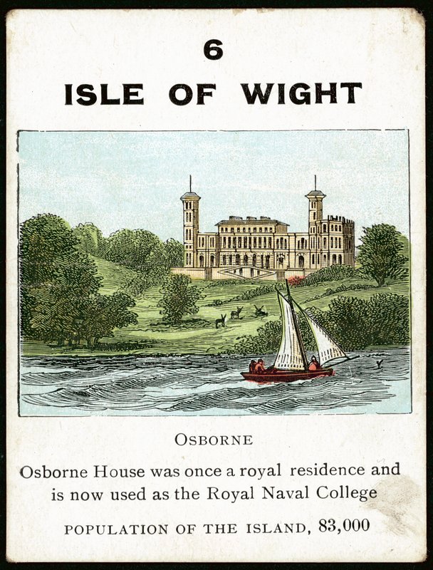 Isle of Wight (barevné lito) od English School