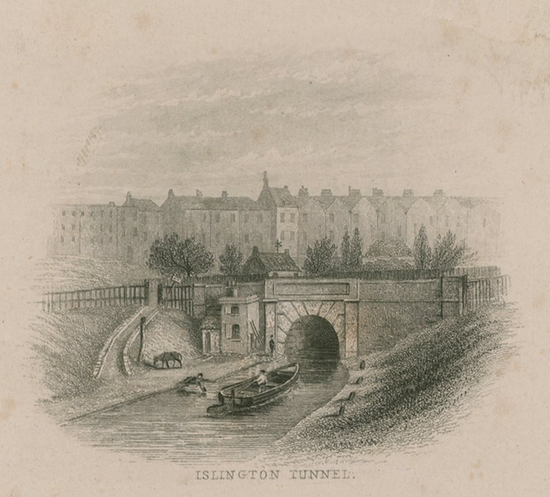 Islingtonský tunel, Regents Park, Londýn od English School