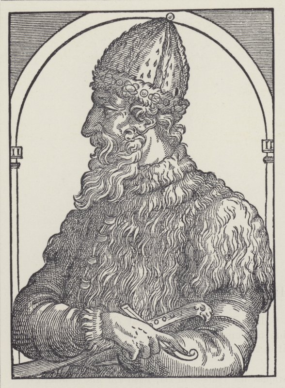 Ivan III., moskevský velkokníže (litografie) od English School