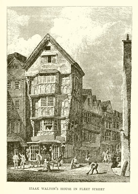 Dům Izaaka Waltonse ve Fleet Street od English School