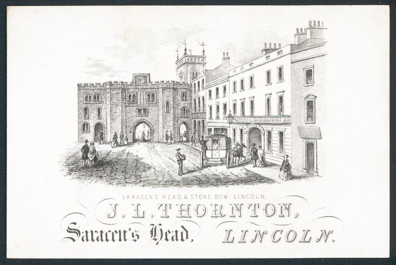 J L Thornton, obchodní karta od English School