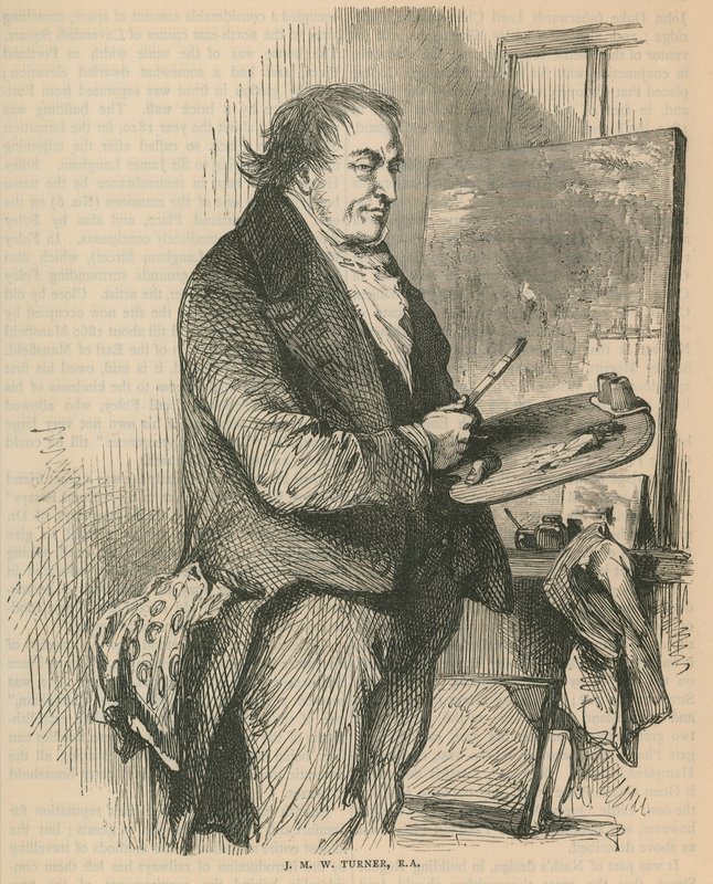 J M W Turner, umělec od English School