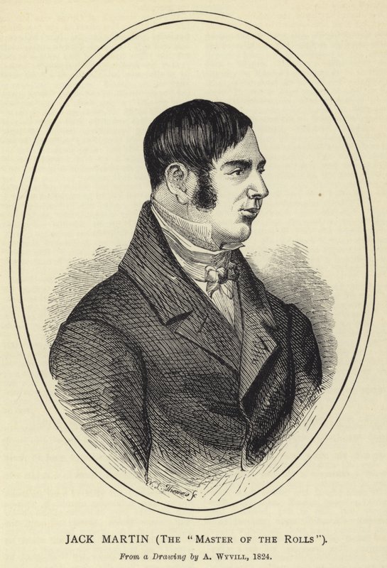 Jack Martin, Master of the Rolls, Z kresby A Wyvilla, 1824 od English School