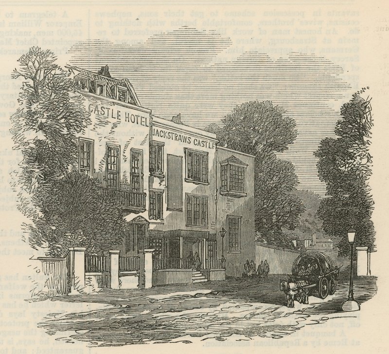 Jack Straws Hotel, Hampstead Heath, Londýn od English School