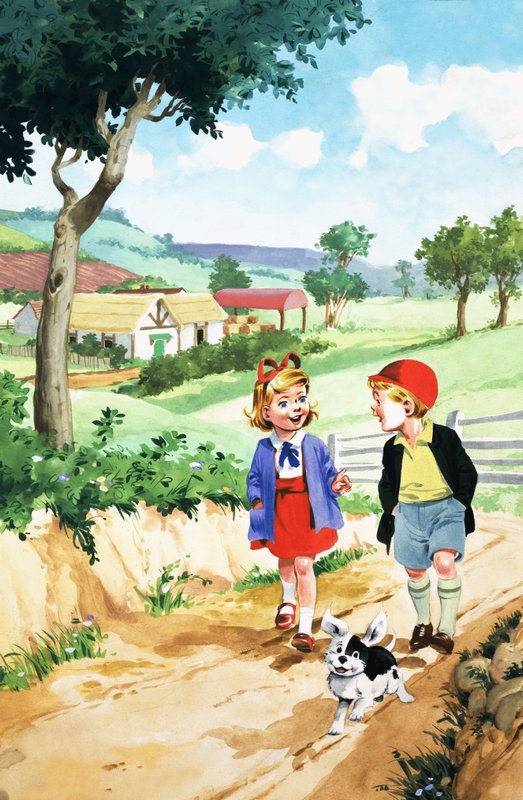 Jack a Jill a starý hrad od English School