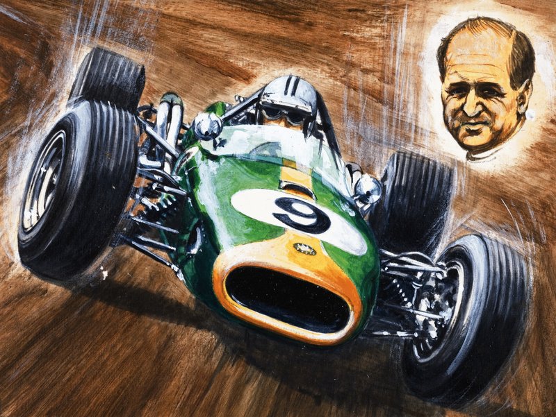 Jacky Ickx , belgický závodní jezdec od English School