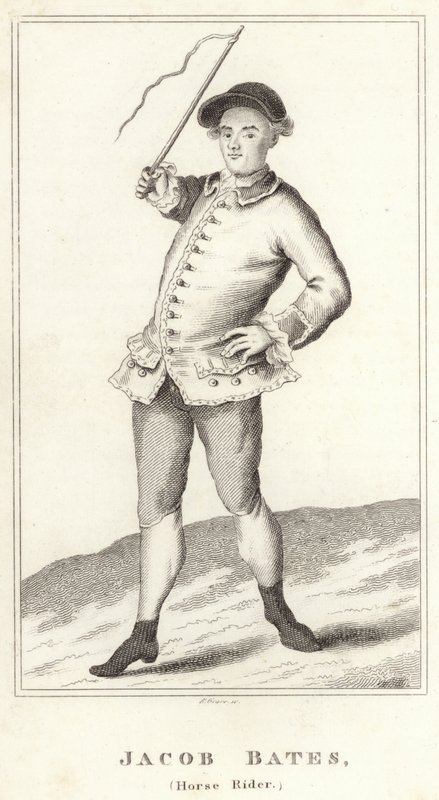 Jacob Bates, jezdec na koni od English School
