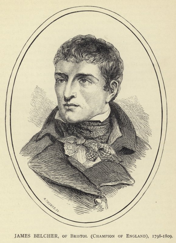 James Belcher z Bristolu, šampion Anglie, 1798-1809 od English School