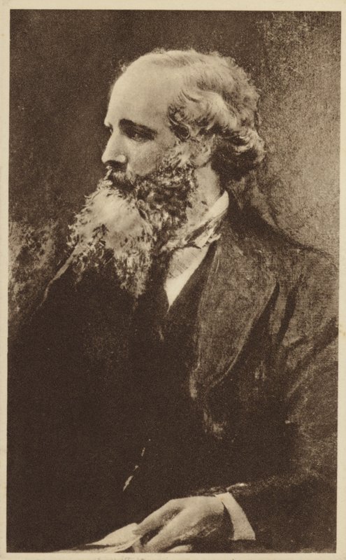 James Clerk Maxwell (1831-1879), skotský teoretický fyzik (litografie) od English School