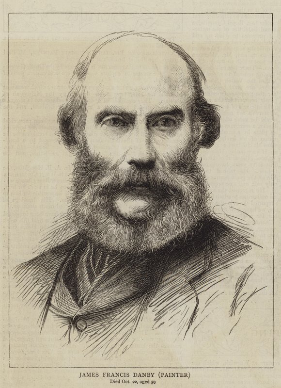 James Francis Danby, malíř (rytina) od English School