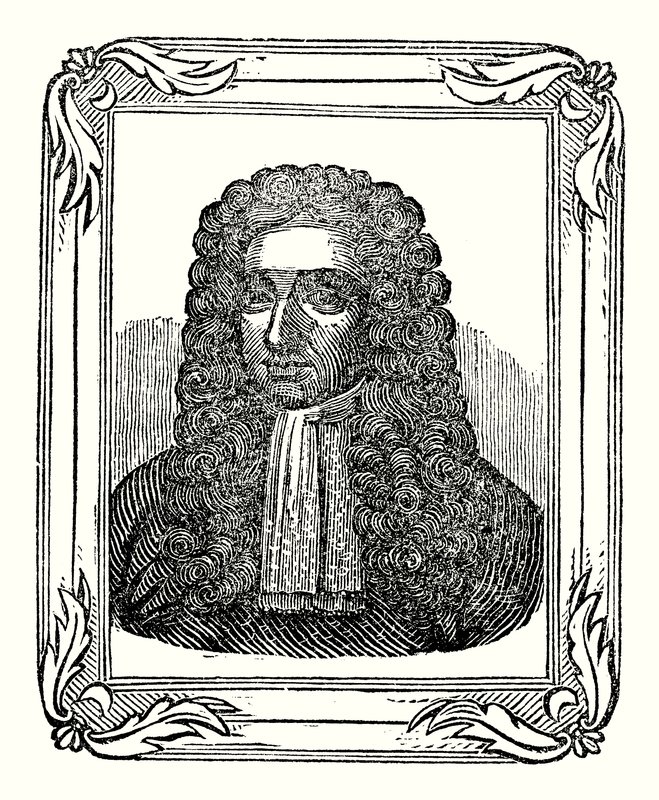 James II se narodil v roce 1633, korunován v roce 1685 a zemřel v roce 1701 (rytina) od English School