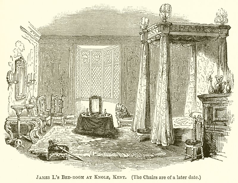 James Is Bed-Room v Knole, Kent od English School