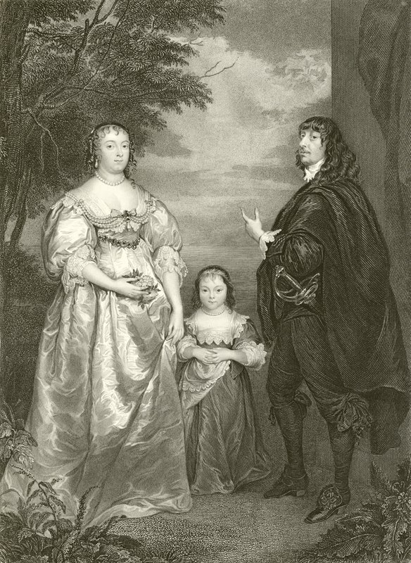 James Stanley 7., hrabě z Derby a Charlotte de la Tremouille, jeho hraběnka od English School