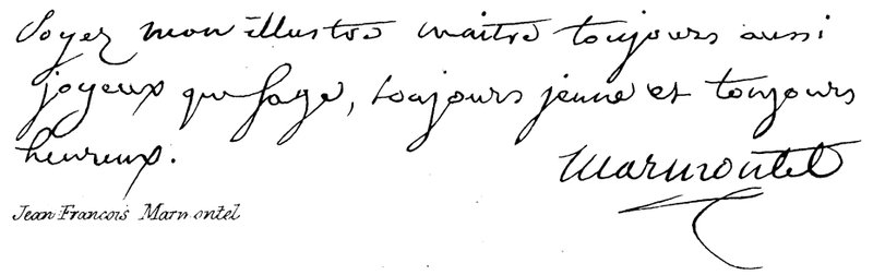 Jean Francois Marmontel od English School