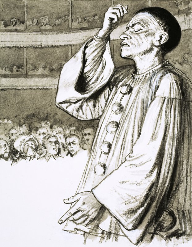 Jean Gaspard Deburau, také známý jako klaun Pierrot od English School