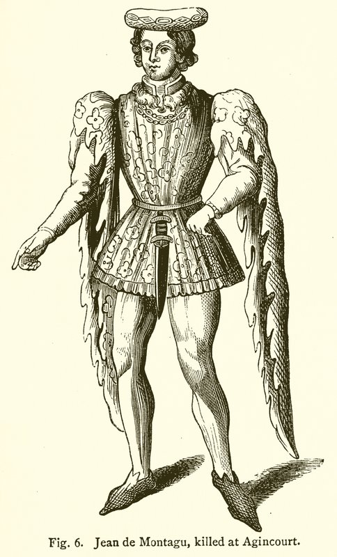 Jean de Montagu, zabit v Agincourtu od English School