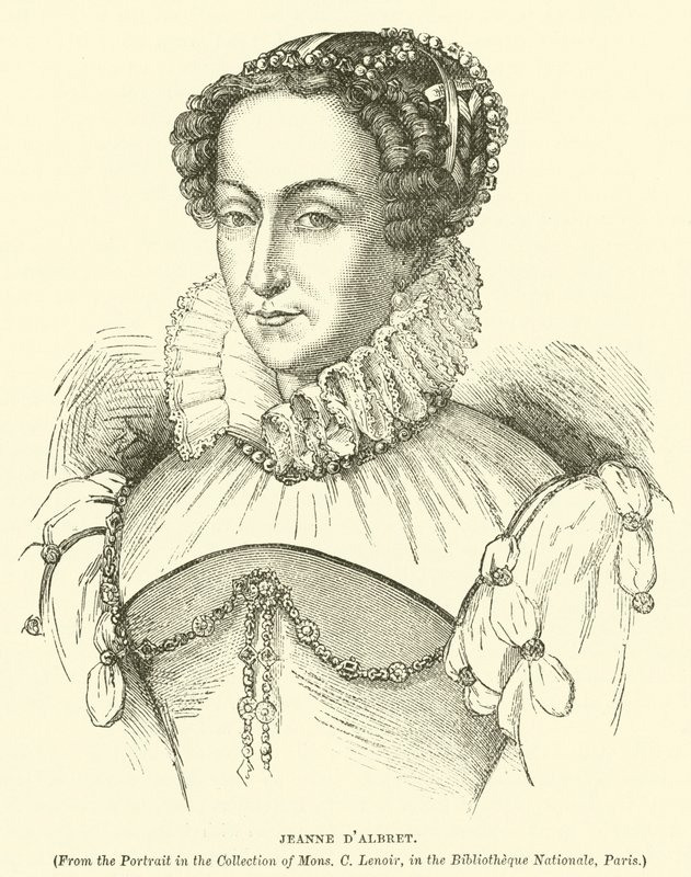 Johanka z Albretu (rytina) od English School