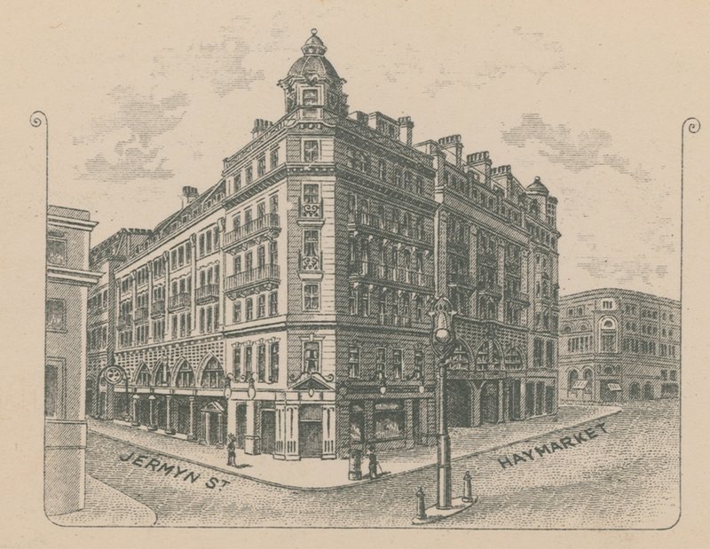 Jermyn Court Hotel, Jermyn Street, Londýn od English School