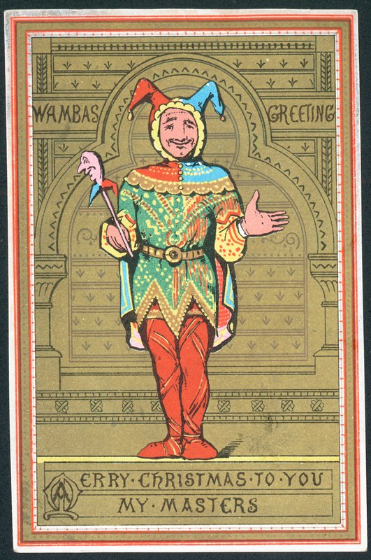 Šašek, vánoční přání od English School