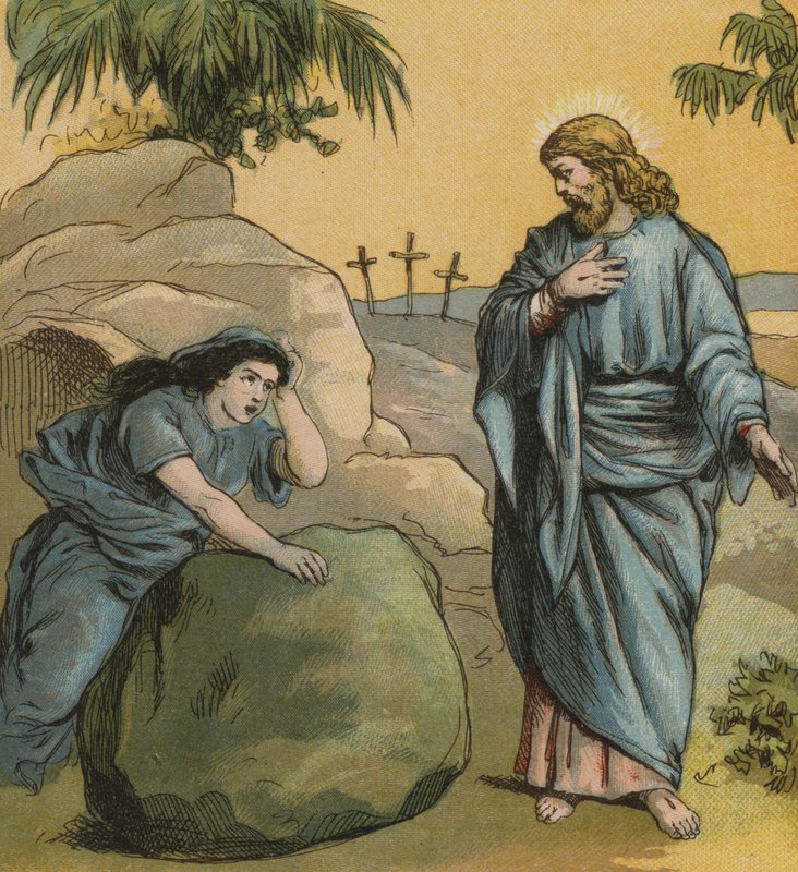 Ježíš Kristus, vzkříšený z mrtvých (barva litho) od English School