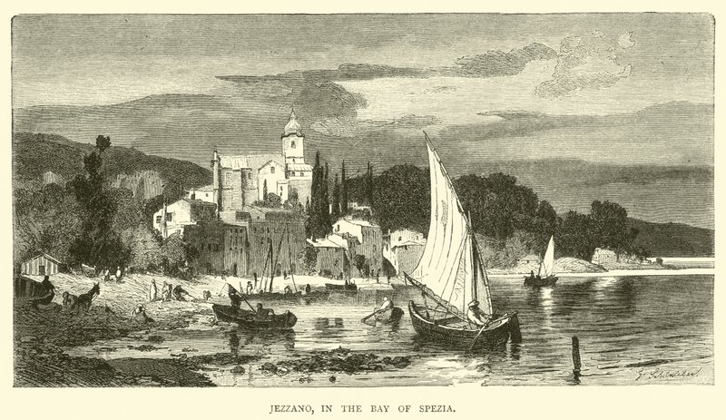 Jezzano, v zálivu Spezia od English School