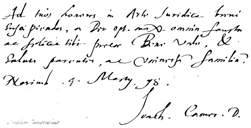 Joachim Chamberlain od English School