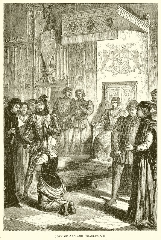Johanka z Arku a Karel VII od English School