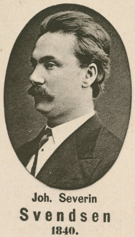 Johan Severin Svendsen (rytina) od English School
